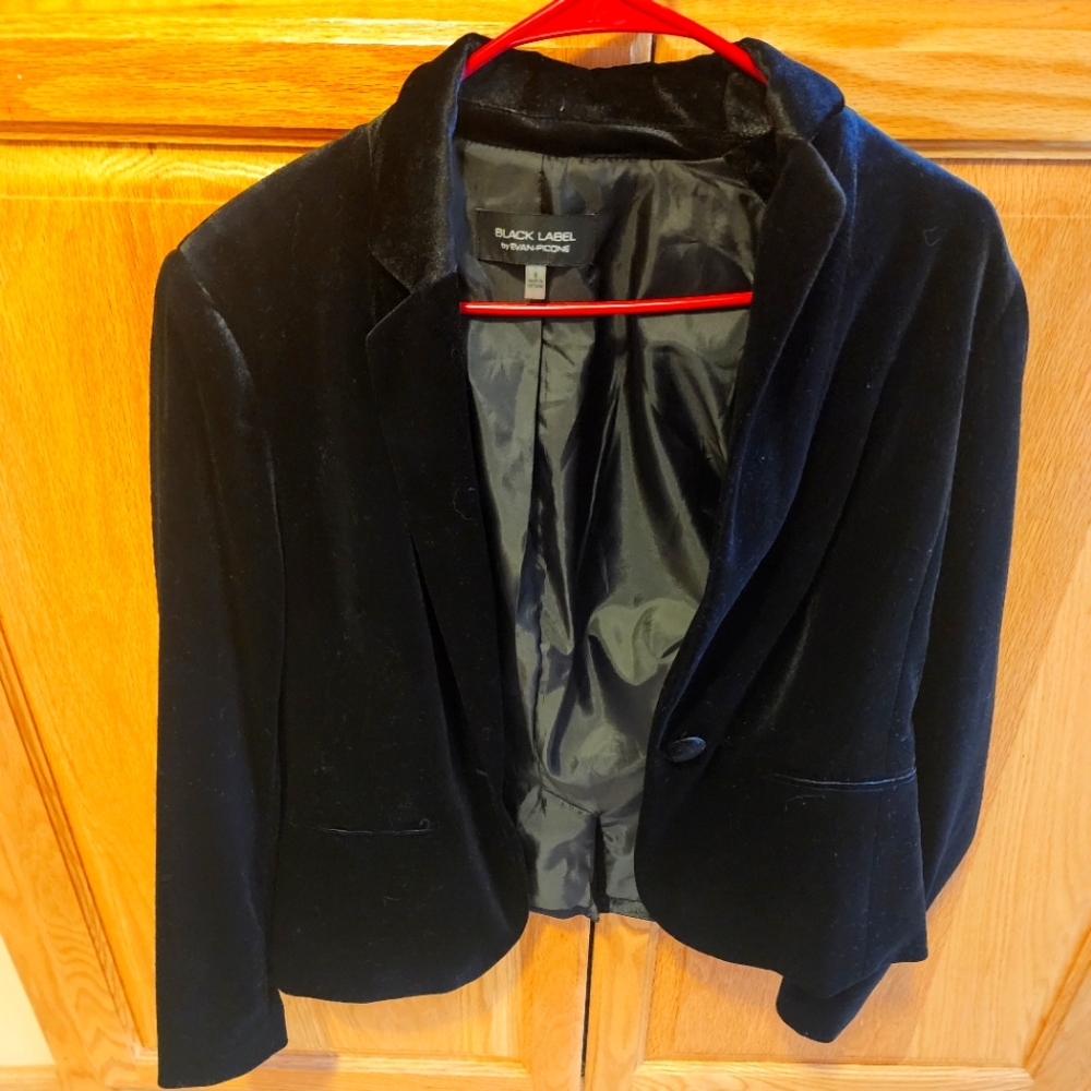 Black Velvet Blazer